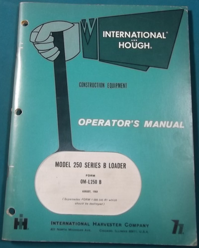 International hough 250 roue - international,