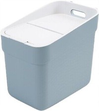 Bac de tri des déchets bleu