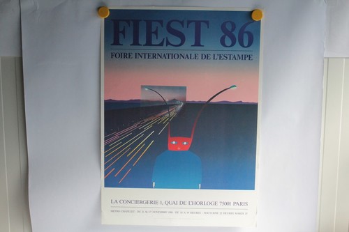 Affiche exposition jean - affiche, michel