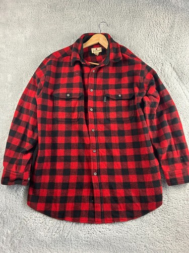 Veste chemise rouge woolrich