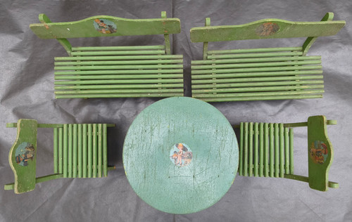 Rare salon jardin bois - de,