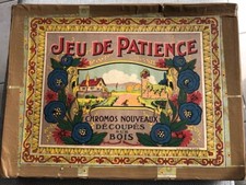 Boite JEU ANCIEN 3 PUZZLES EN