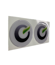 Autocollant Chausson, autocollant Chausson camping-car, époxy 56 mm, gel 3D x2