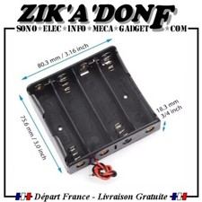 Support coupleur x4 batteries