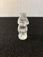 Sceau à cacheter ours en cristal Lalique France