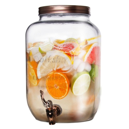 Bocal verre avec robinet - en,