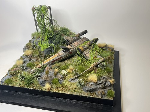 Diorama star wars wing pro - star, x-wing
