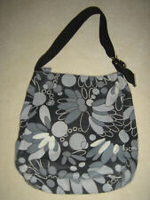 Sac Shopping Toile Noir / Fleurs Kookaï