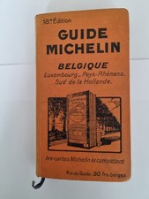 Guide Michelin Belgique 1930.