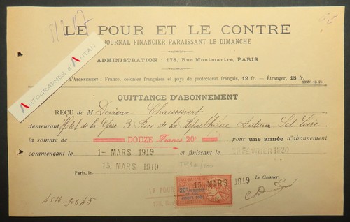 Timbre taxe paiements n - timbre,