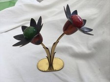 Bakelite salt pepper shakers Richard Rohac Austrian Vintage Signed Brass Bronze