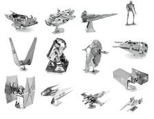 Kit Puzzle 3D en Métal STAR WARS - Modèle au choix - Découpé au laser - NEUF