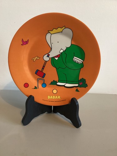 Assiette babar jeu croquet - jeu, de