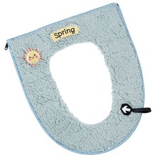  1 pc Soleil Motif Zipper Tapis De Toilette Couverture Coussin De Siège Lint