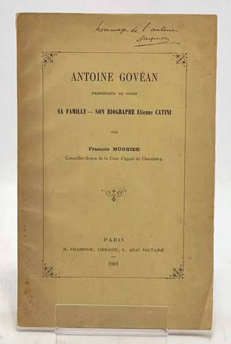 Mugnier antoine - (françois).,
