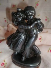 Statuette en métal couple de