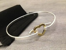 BRACELET COEUR ARGENT NEUF