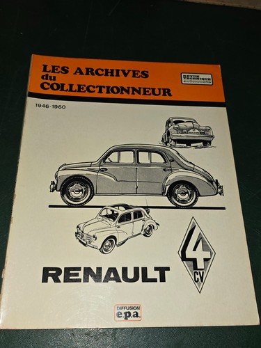 Renault 4cv les archives - renault, du