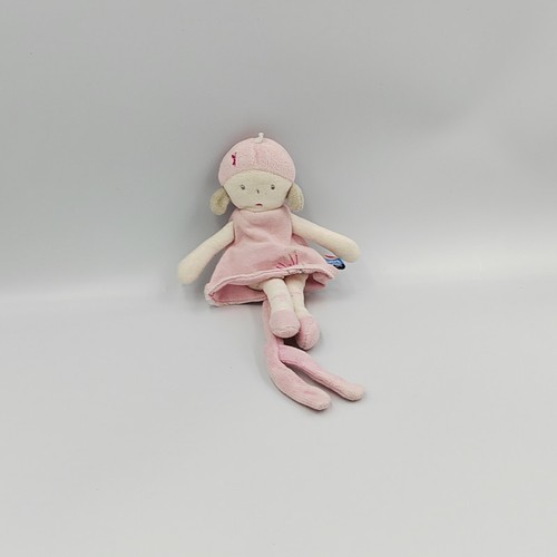 Doudou attache tétine poupée