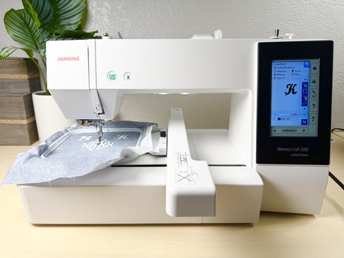 Janome 500e embroidery - le,