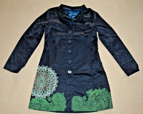 Desigual long coat with - desigual,