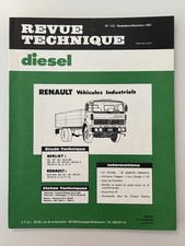 Revue Technique Diesel - Camion RENAULT BERLIET véhicules Industriels G - RTD
