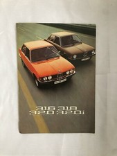 BROCHURE ORIGINAL BMW serie 3 E21 316 318 320 320i