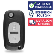 Coque Clé Plip Boitier pour Clef Télécommande RENAULT ➜Clio 3 ➜Twingo 2 ➜Modus