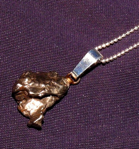Pendentif météorite campo - météorite,