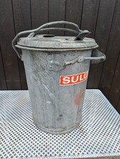 Poubelle Vintage En Zinc