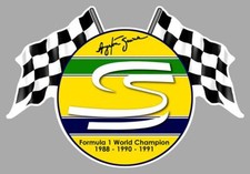 Ayrton SENNA Flags Sticker