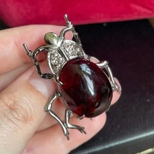 Broche Antique D'Insecte En