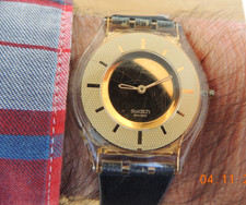 Montre SWATCH AG  2001  ULTRA  PLATTE  FONCTIONNE  PILE NEUVE