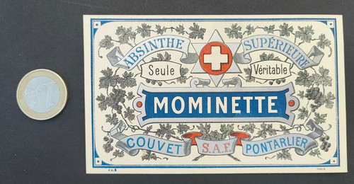 Ancienne étiquette absinthe - ancienne,