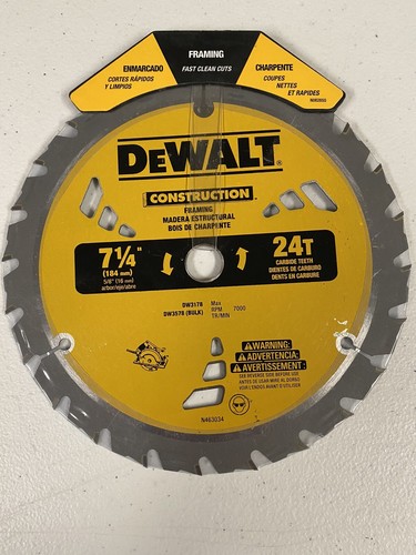 Dewalt dw3578b10 x 24 - 7-1/4",