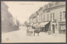 CPA 65 - TARBES - La Patte d'Oie - Auto moto Naphta - Epicerie du Progrès  - Ane