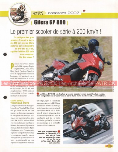 Gilera 800 scooter 2007 joe - gilera,