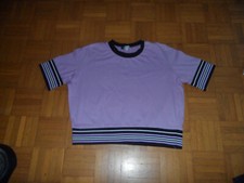 JENNYFER:HAUT TEE-SHIRT MC PARME/RAYURES TAILLE L-38/40 TBE!!