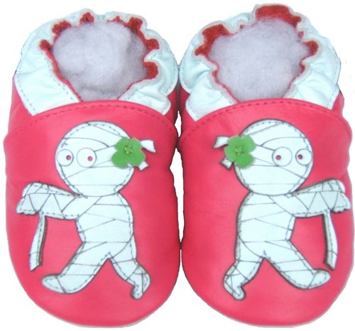 Chaussons cuir souple fille - chaussons,