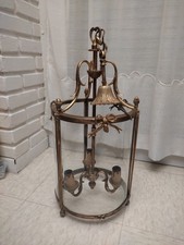 Lanterne 3 Feux Ancien Plafonnier Lustre