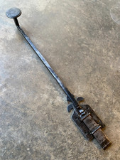 Verrou bas en fer forgé 42,7 cm, ferrure serrure loquet