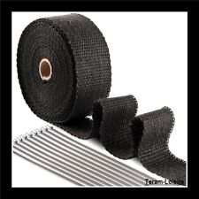 Bande thermique isolante pour collecteur échappement Auto Moto Noir 10m NEUF