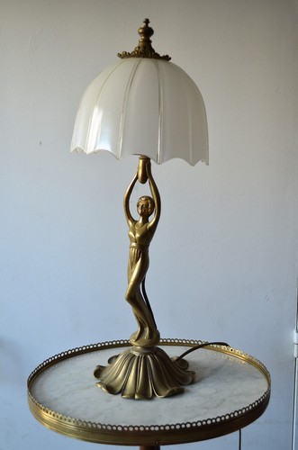 Lampe art déco - , en