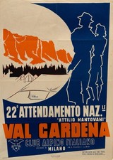 AFFICHE POSTER Italie Dolomiti