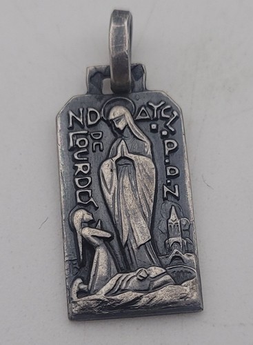 Médaille argent ancien de - ancien, nd