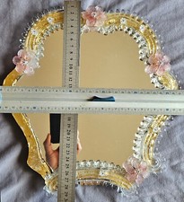 Miroir vintage en verre de