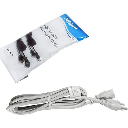 Hqrp white power cord - ac,