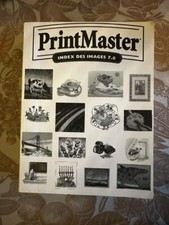 PrintMaster index des images 7.0 | Très bon état