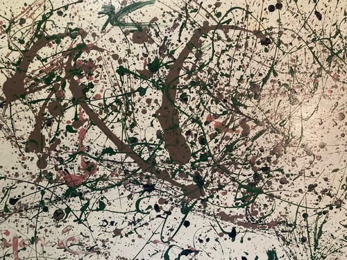 Peinture abstrait huile - peinture,