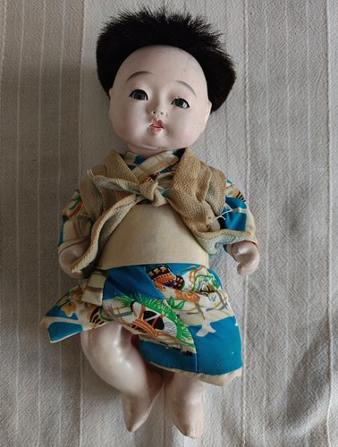 Poupée japonaise ancienne - poupée, ancienne-